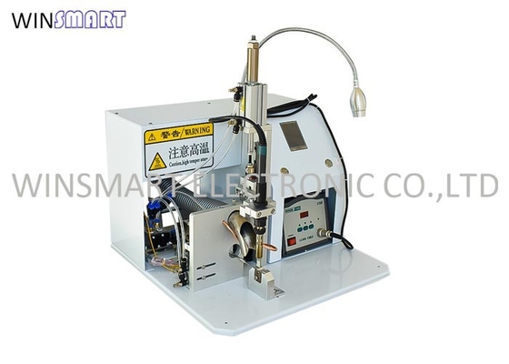 Máquina de soldar semiautomática de cabeça única com sistema de controlo PLC