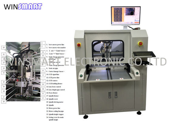 Máquina do separador do PWB do eixo 60000RPM, máquina semi automática do PWB Depaneling