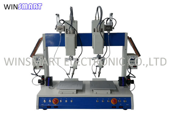 Robô de solda automático das cabeças duplas, máquina de solda 220V 110V do PWB de Smd