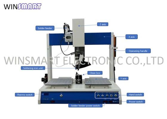 Máquina de solda automática 90Kg de Smd da multi linha central para 0.6mm Dia Soldering Wires