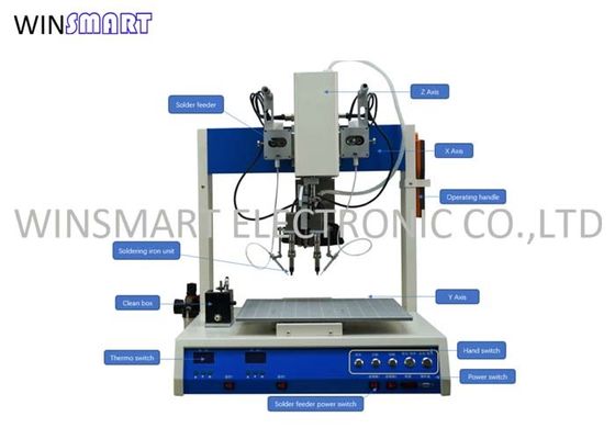 comprar Máquina de solda robótico da cabeça dobro movida a motor deslizante online manufacture