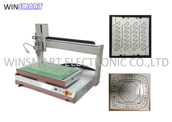 Bom preço. Máquina 400x400mm do router do PWB Depaneling do motor do eixo de Benchtop on-line