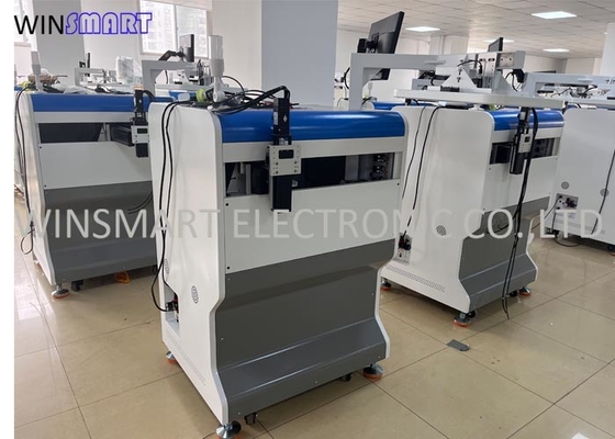 Cabeça de distribuição giratória Cartão de controle IPC personalizável Máquina de distribuição de cola SMT com correia transportadora e mesa de trabalho