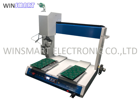 Robô de solda semiautomático de fio de solda de 0,6-1,6 mm controlado por PLC