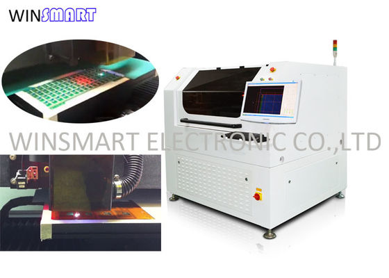 Bom preço. Máquina do PWB Depaneling do laser 3KW, máquina do PWB Smt para o corte do laser on-line