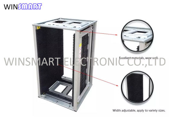 Bom preço. Cremalheira de compartimento antiestática do PWB de SMT com base do metal uma resistência de 120 graus on-line