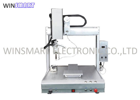 Bom preço. Máquina de solda robótico do PWB de 3 linhas centrais usando o fio da solda de 0.3-1.0mm on-line