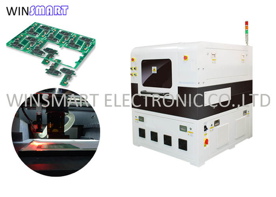 Máquina do PWB Depaneling do laser da máquina FR4 FPC do PWB do sistema de posicionamento laser do CCD